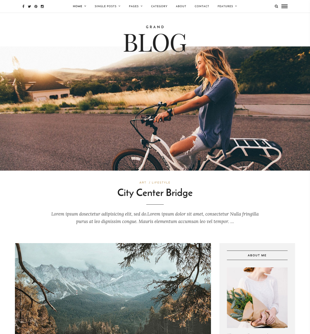 Grand Blog   Responsive Blog Theme   Just another WordPress site